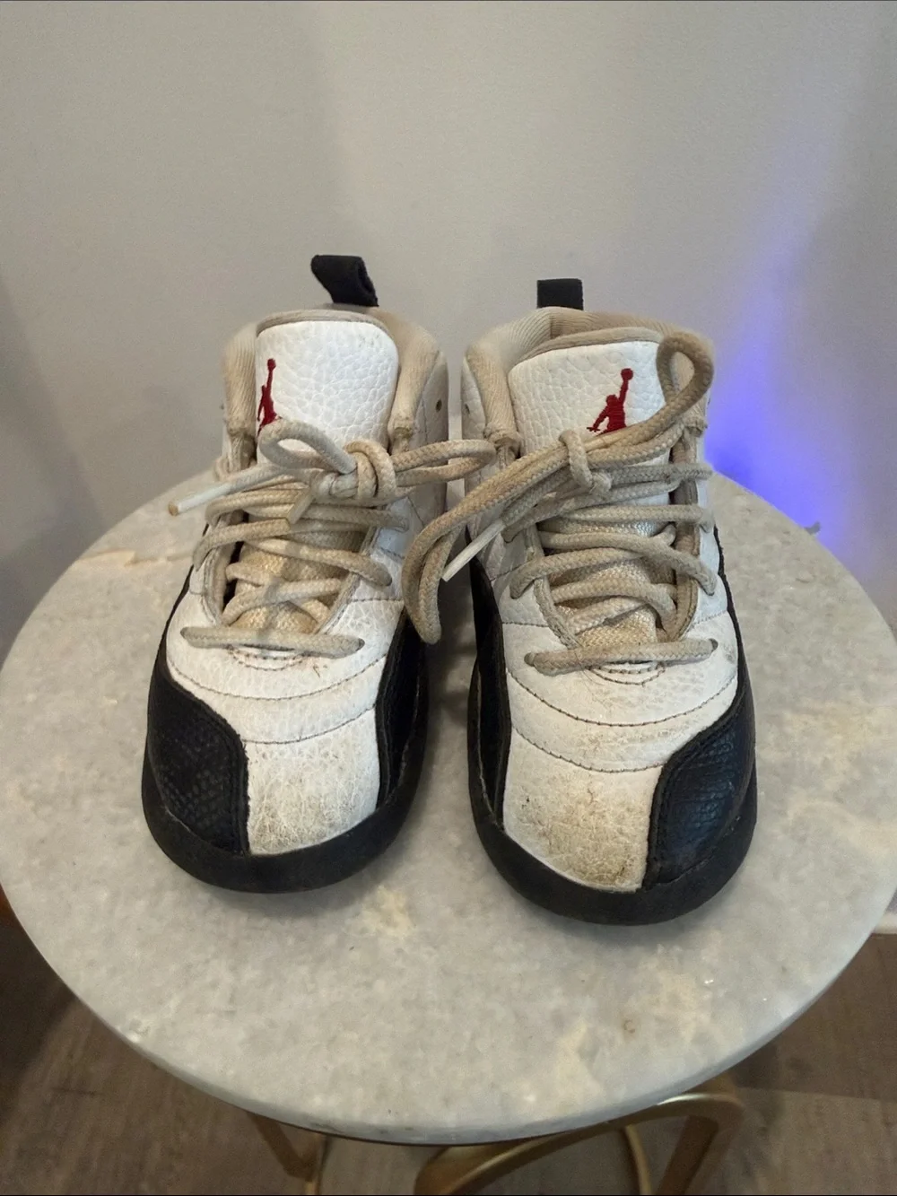 Jordan Toddler 12 Retro Sneakers with Red Jumpman